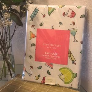 Isaac Mizrahi Indoor.//Outdoor Tablecloths Lemons Assorted Sizes